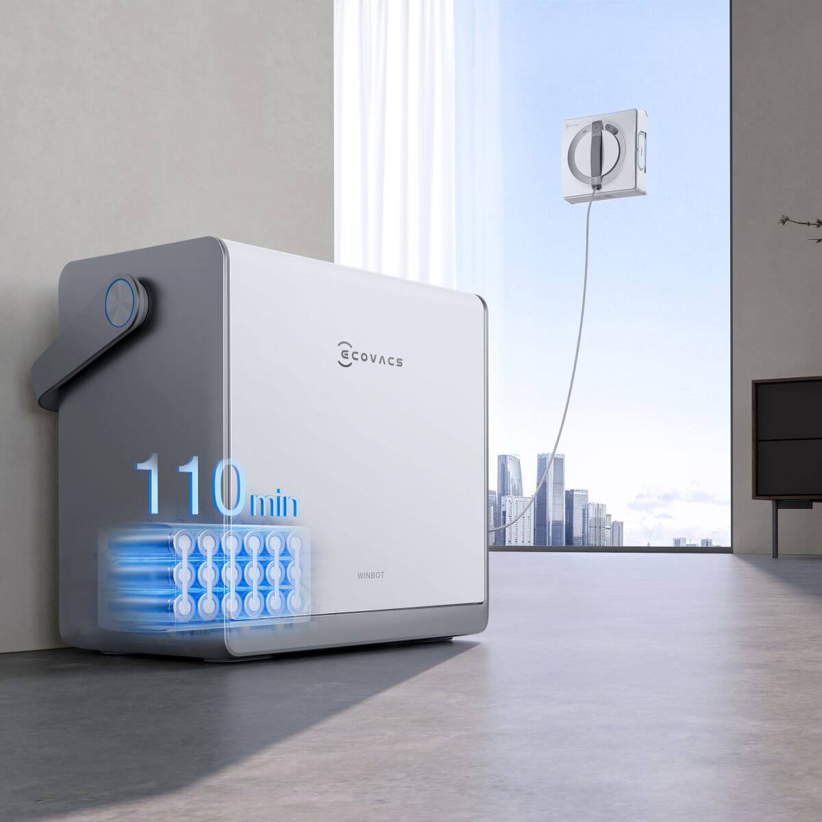ECOVACS WINBOT W2 PRO OMNI WHITE 9